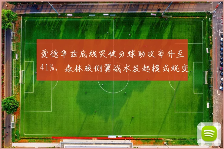 爱德华兹底线突破分球助攻率升至41%，森林狼侧翼战术发起模式蜕变